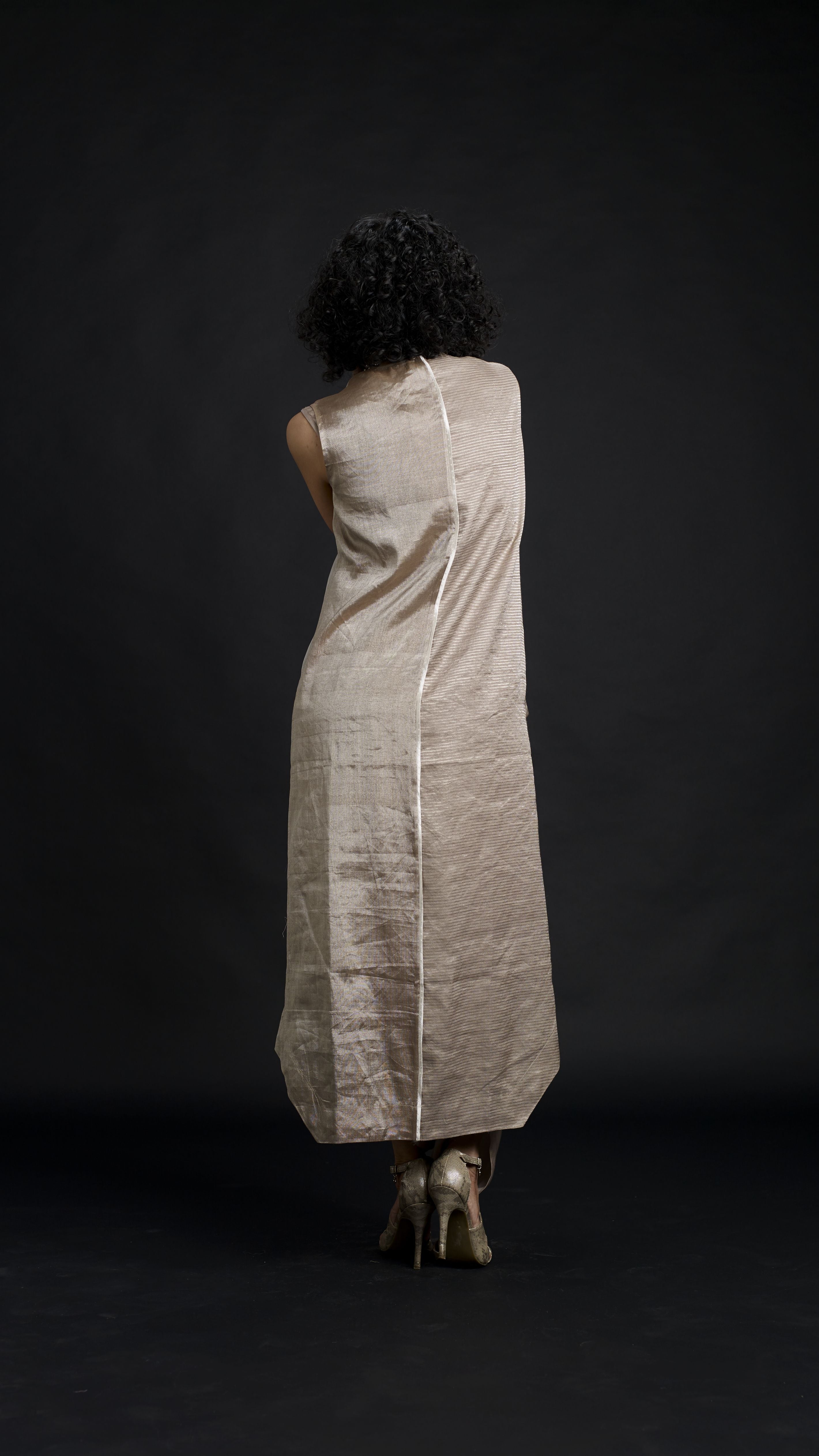 Zari And Satin Jacket Set