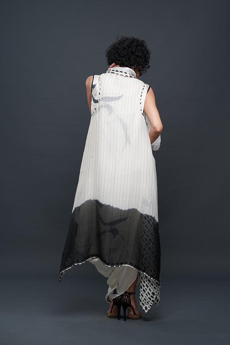 Sleevless Dress With Jacket