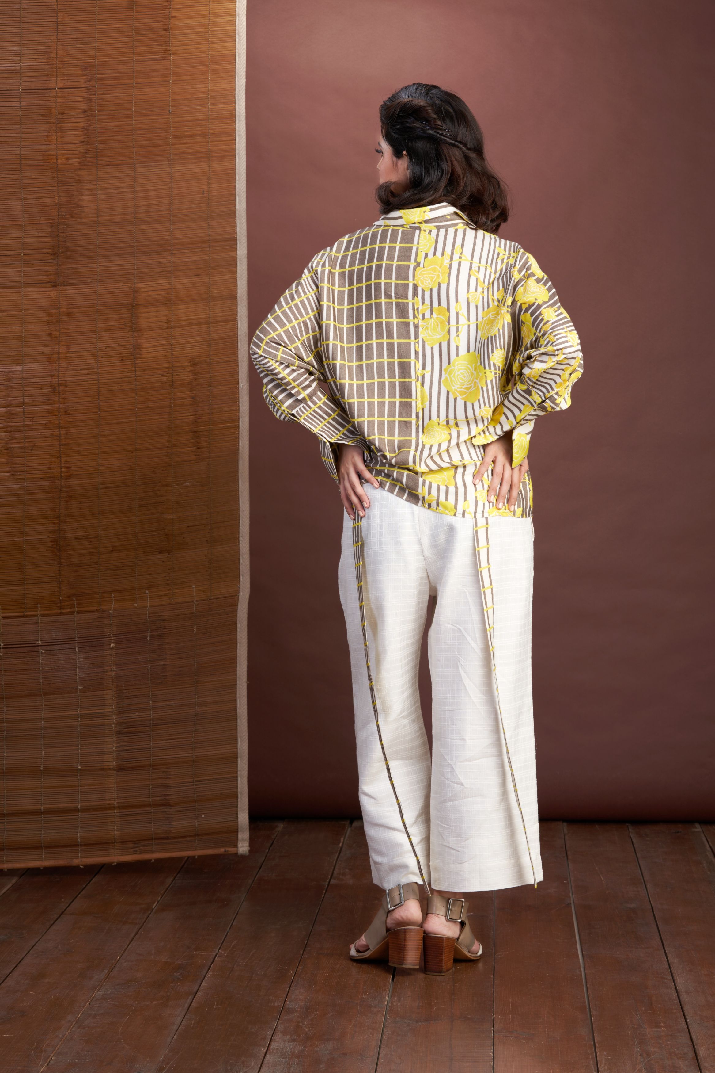 Yellow-Overlap Shirt