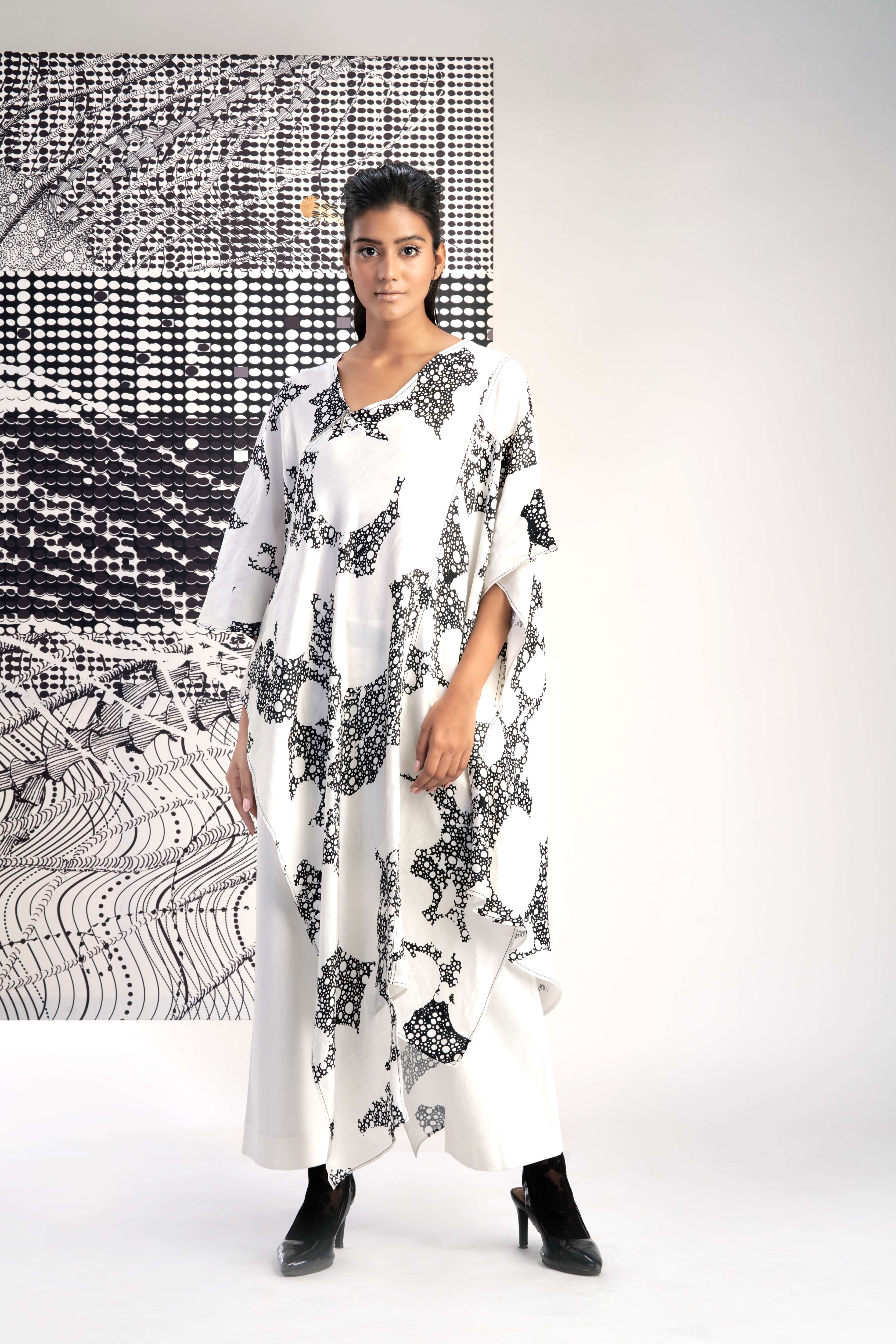 White- Assymetric Long Tunic