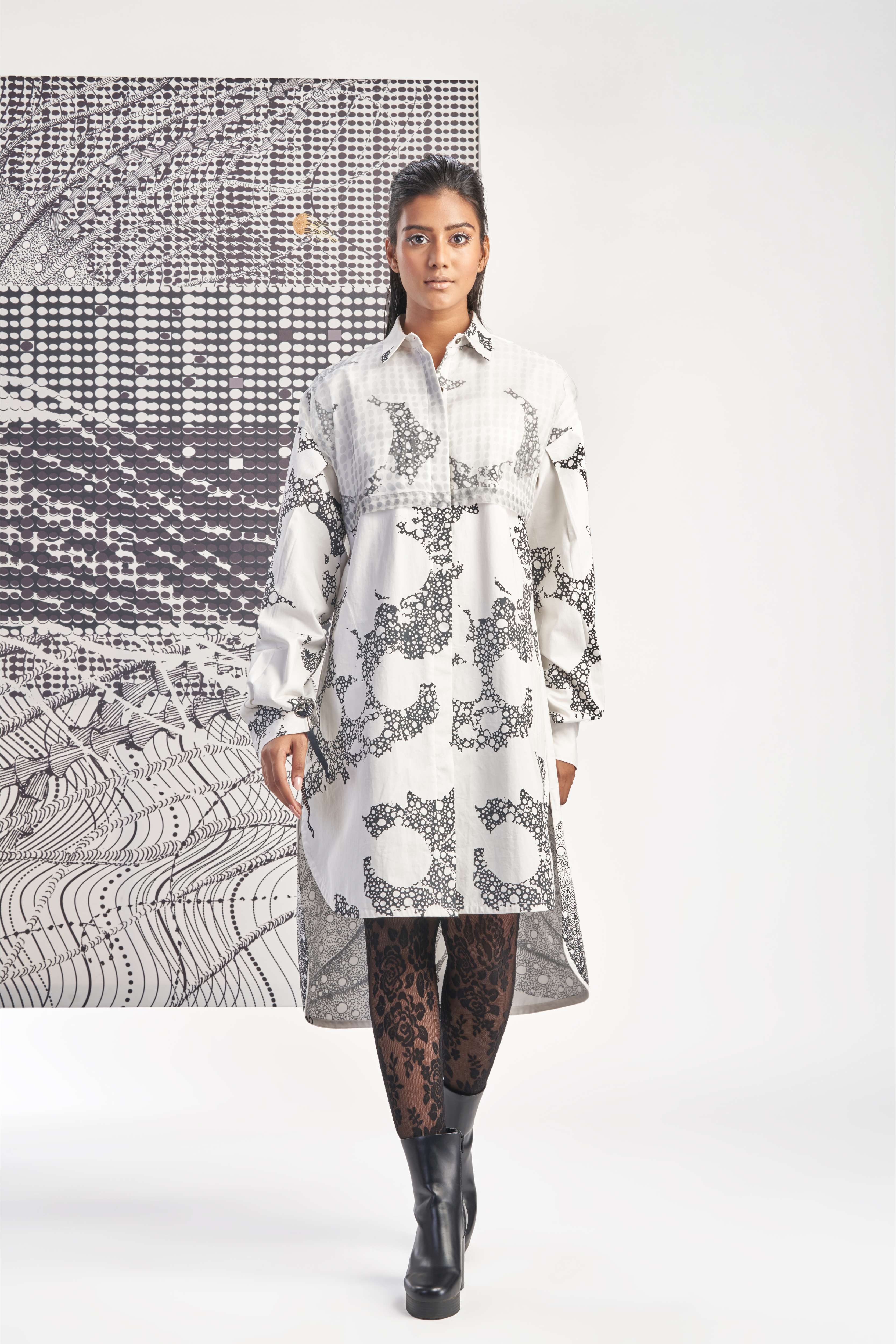 White- Long & Short Shirt Tunic