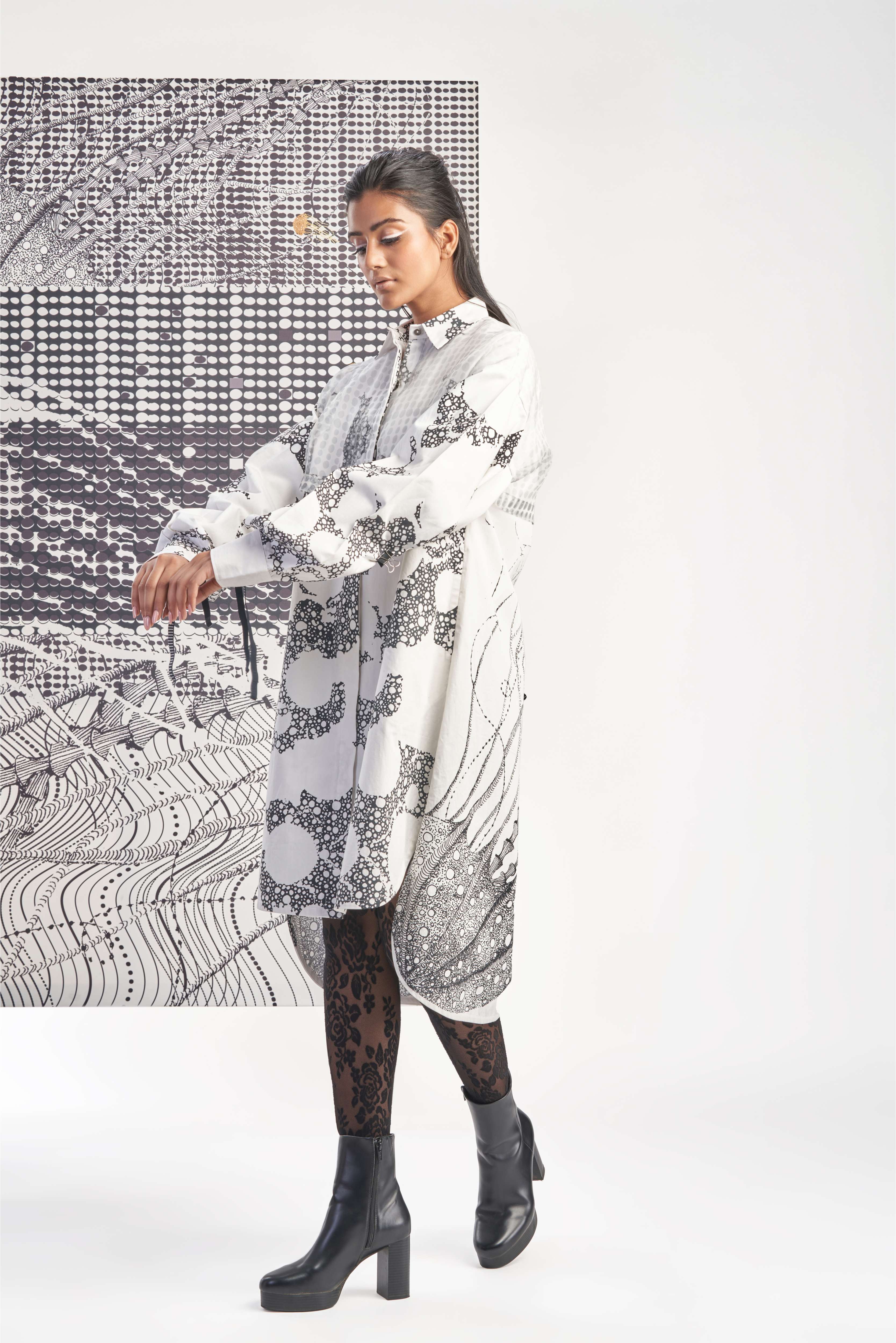 White- Long & Short Shirt Tunic