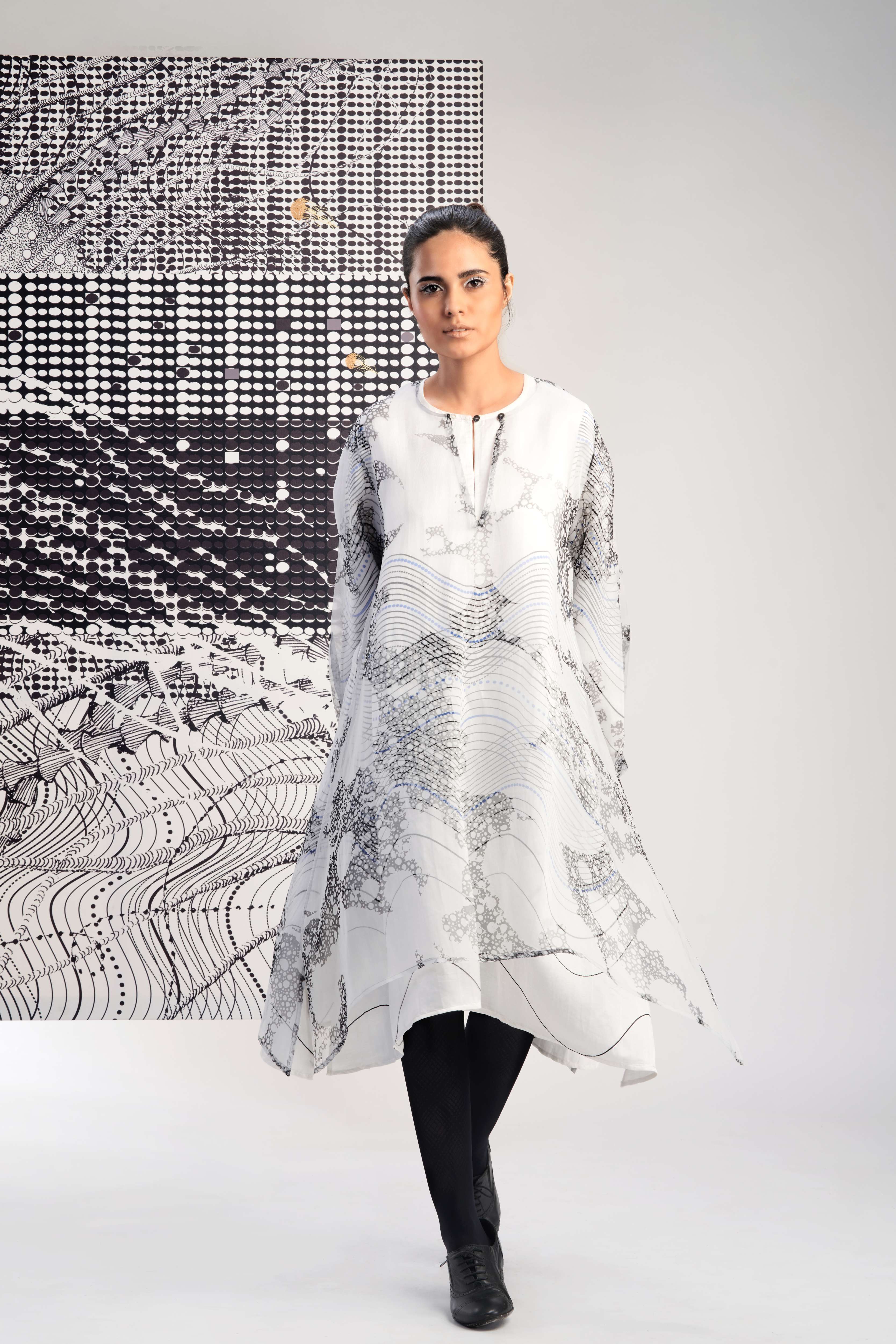 White- Two Layer Tunic