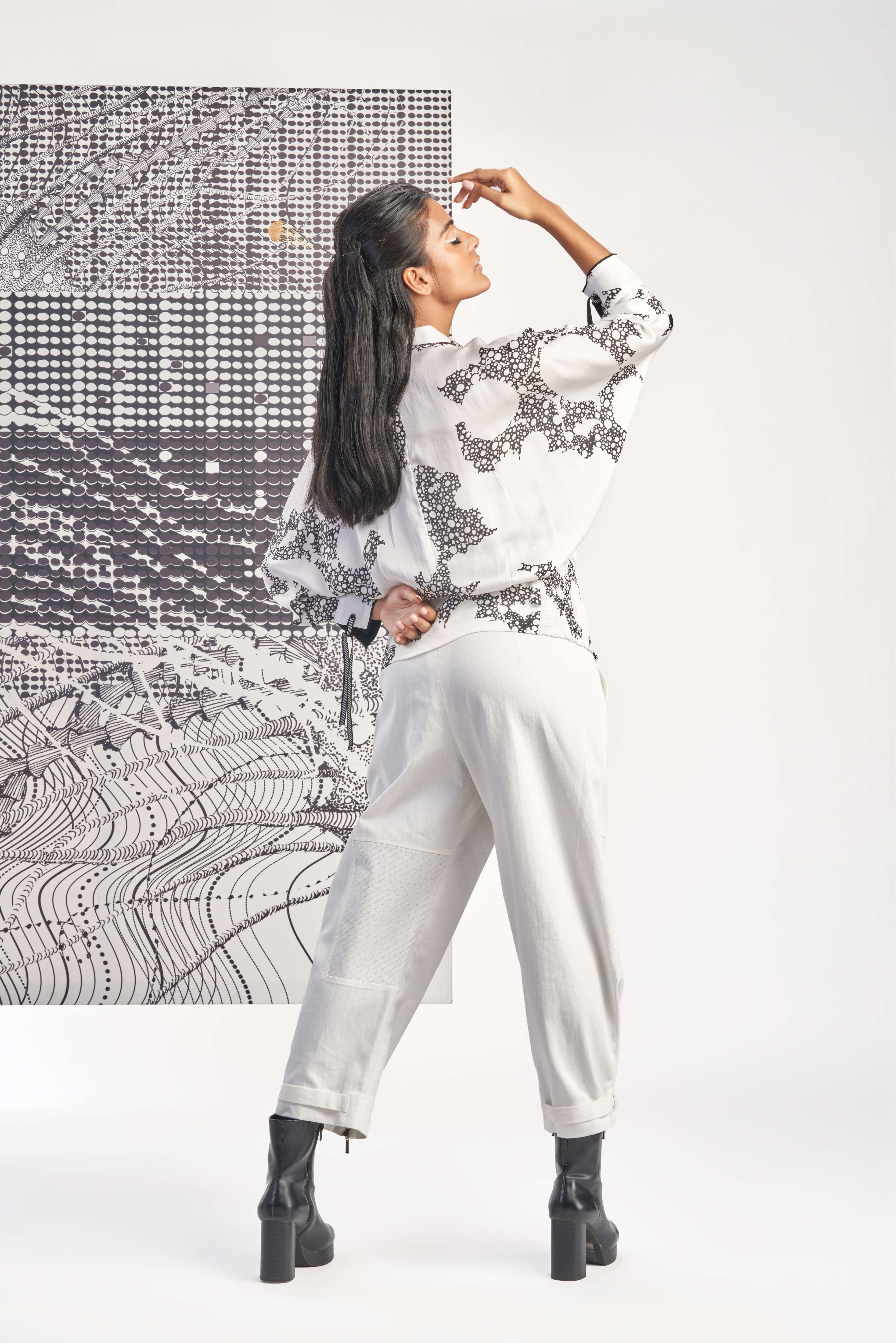 White- Overlap Shirt