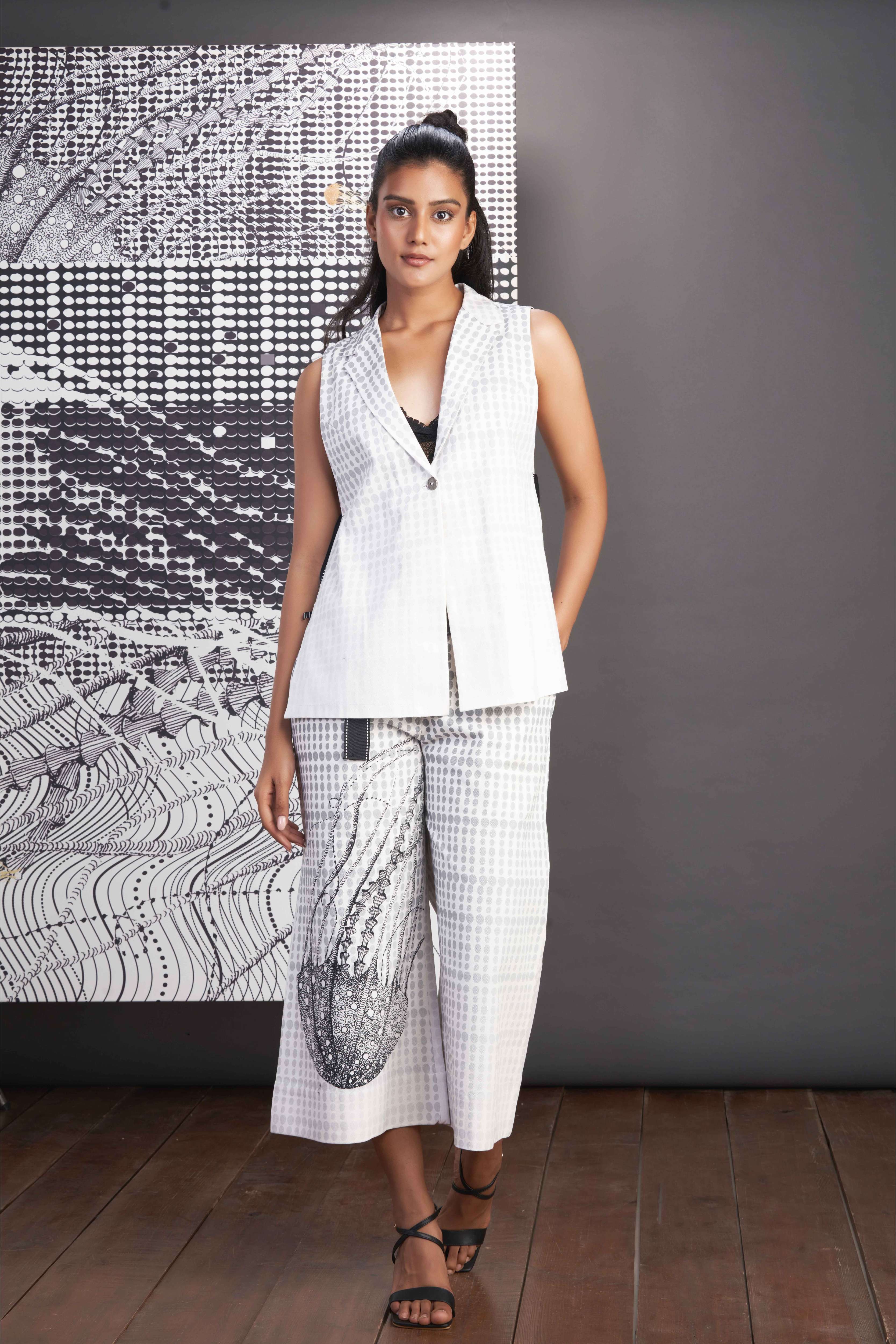 White- Culotte Pants