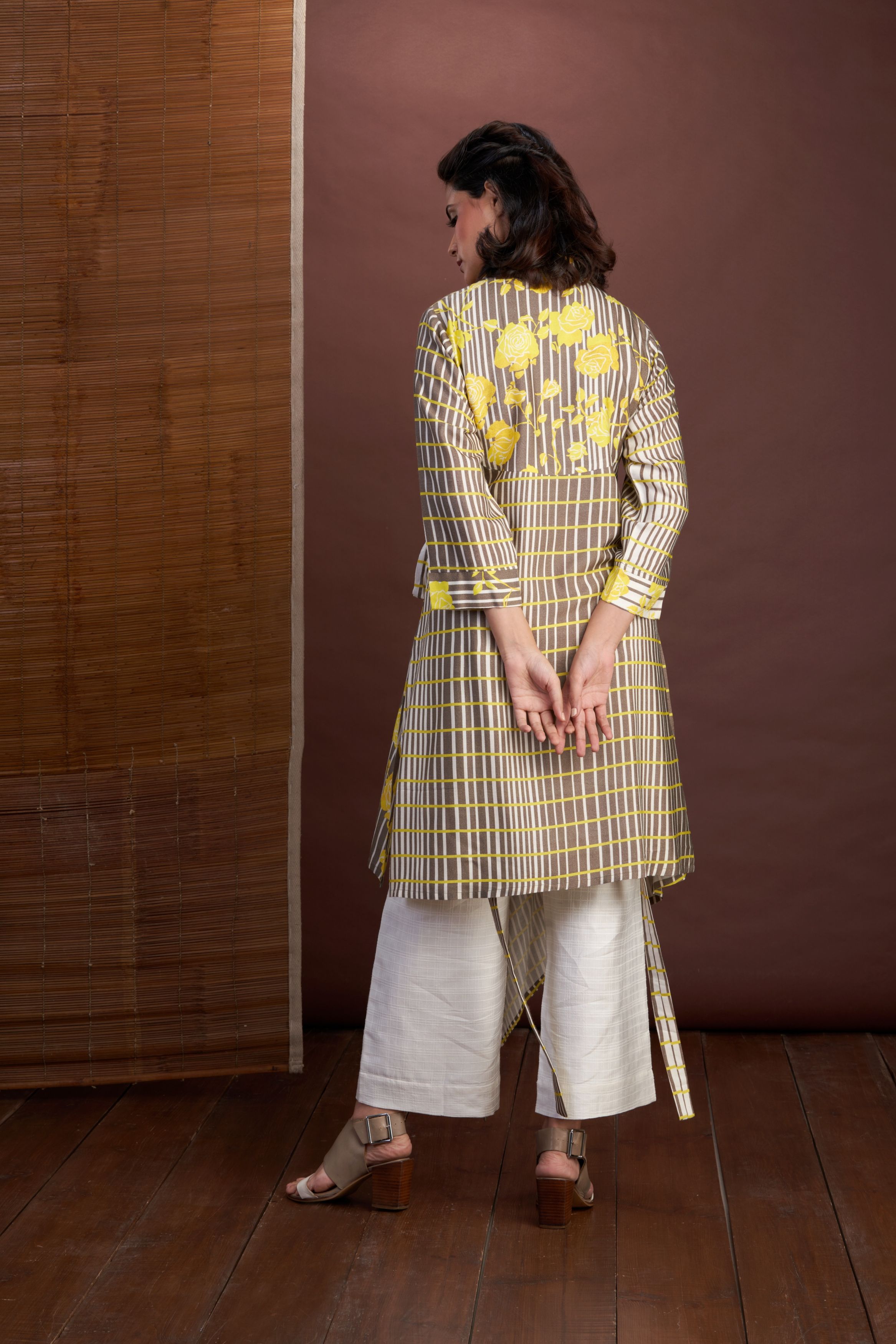 Yellow-Overlap Tunic
