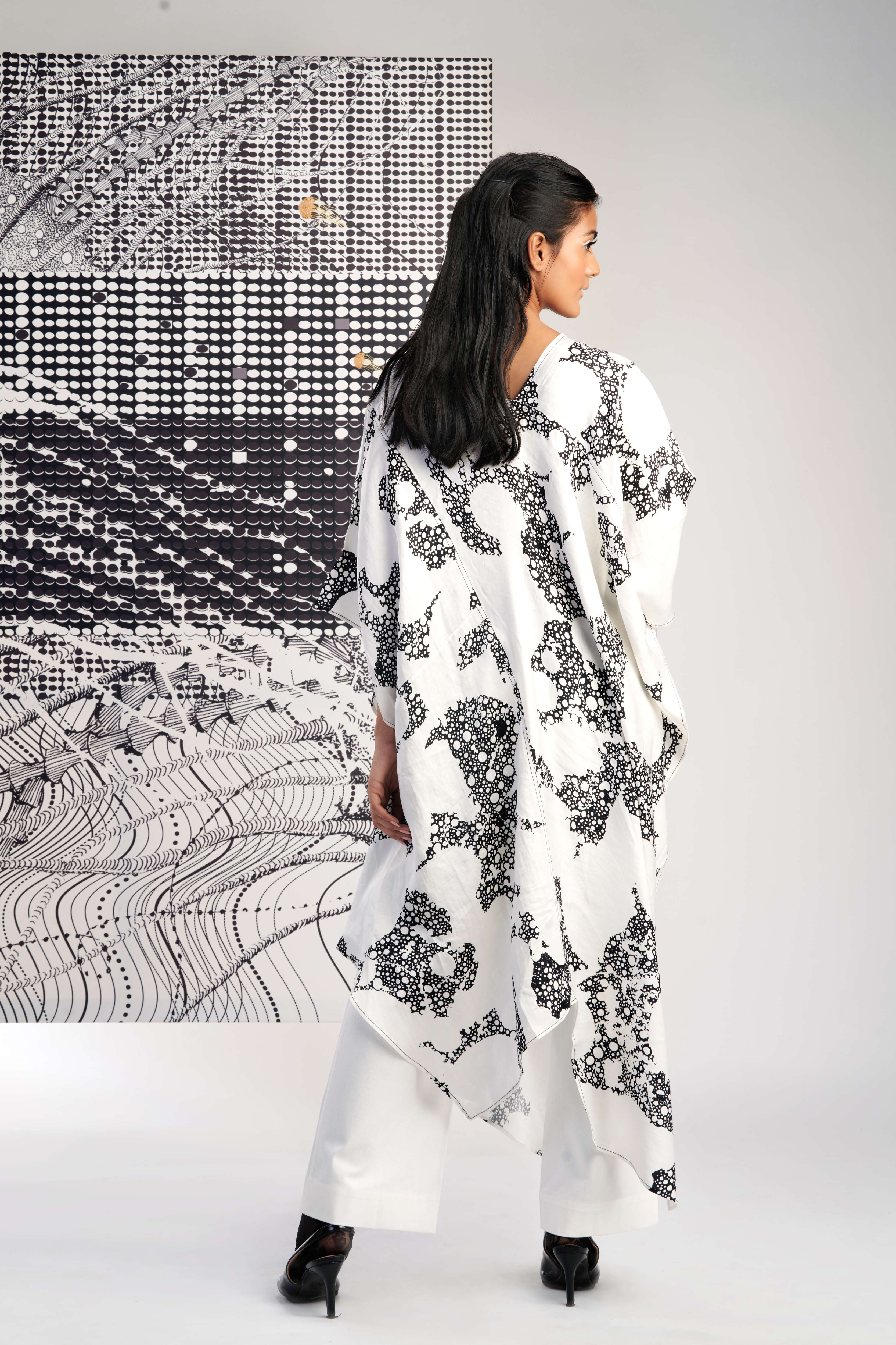 White- Assymetric Long Tunic