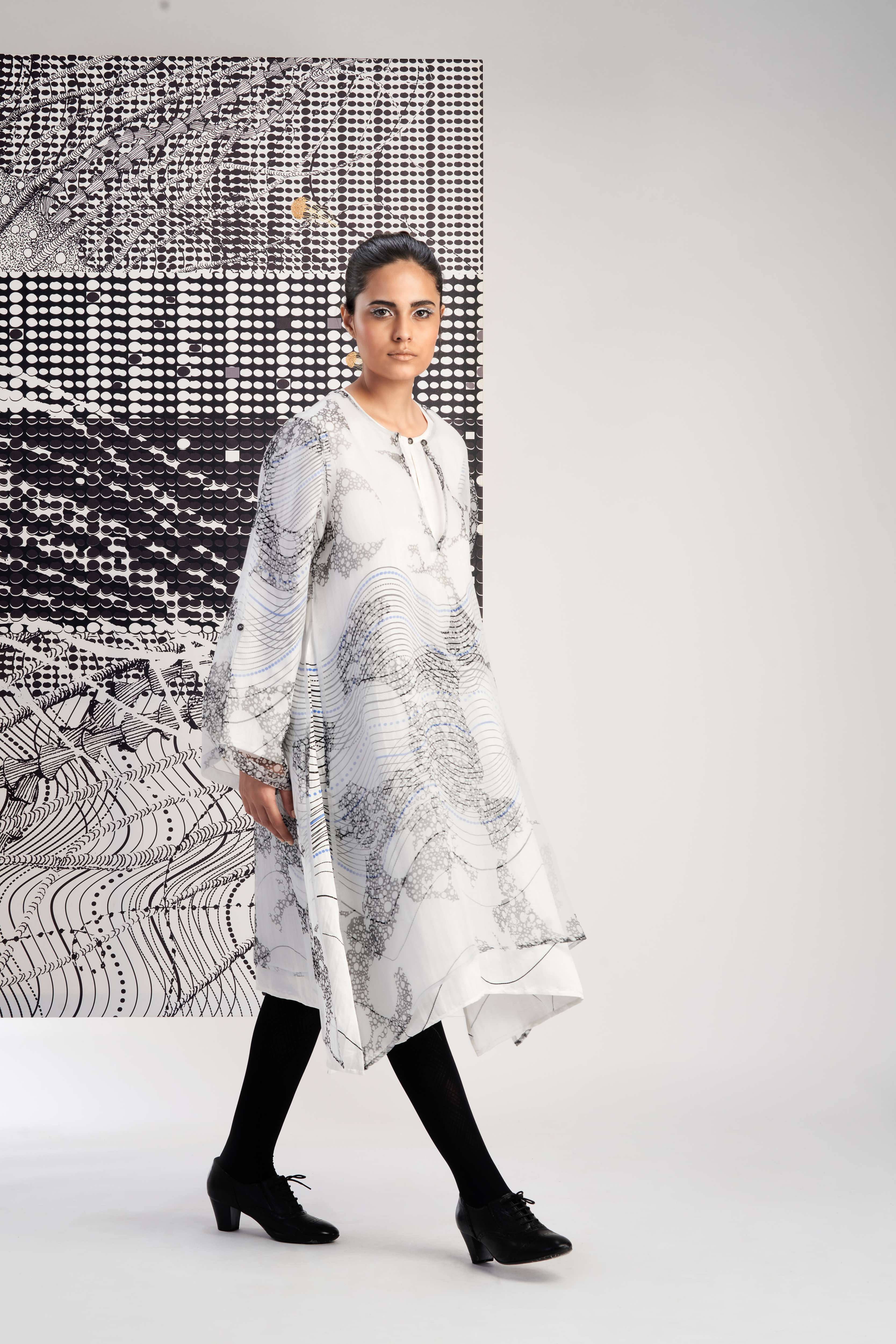 White- Two Layer Tunic