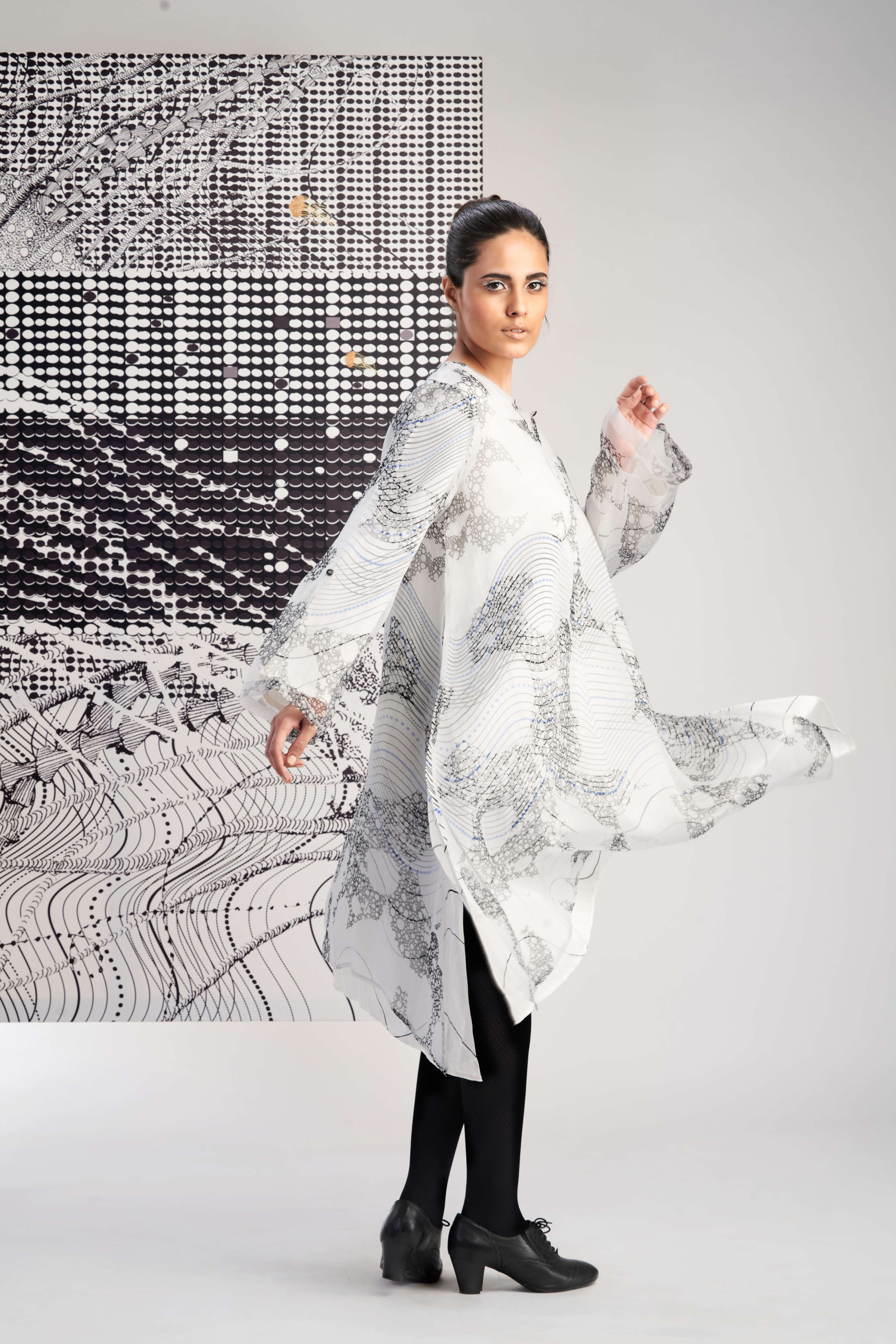 White- Two Layer Tunic