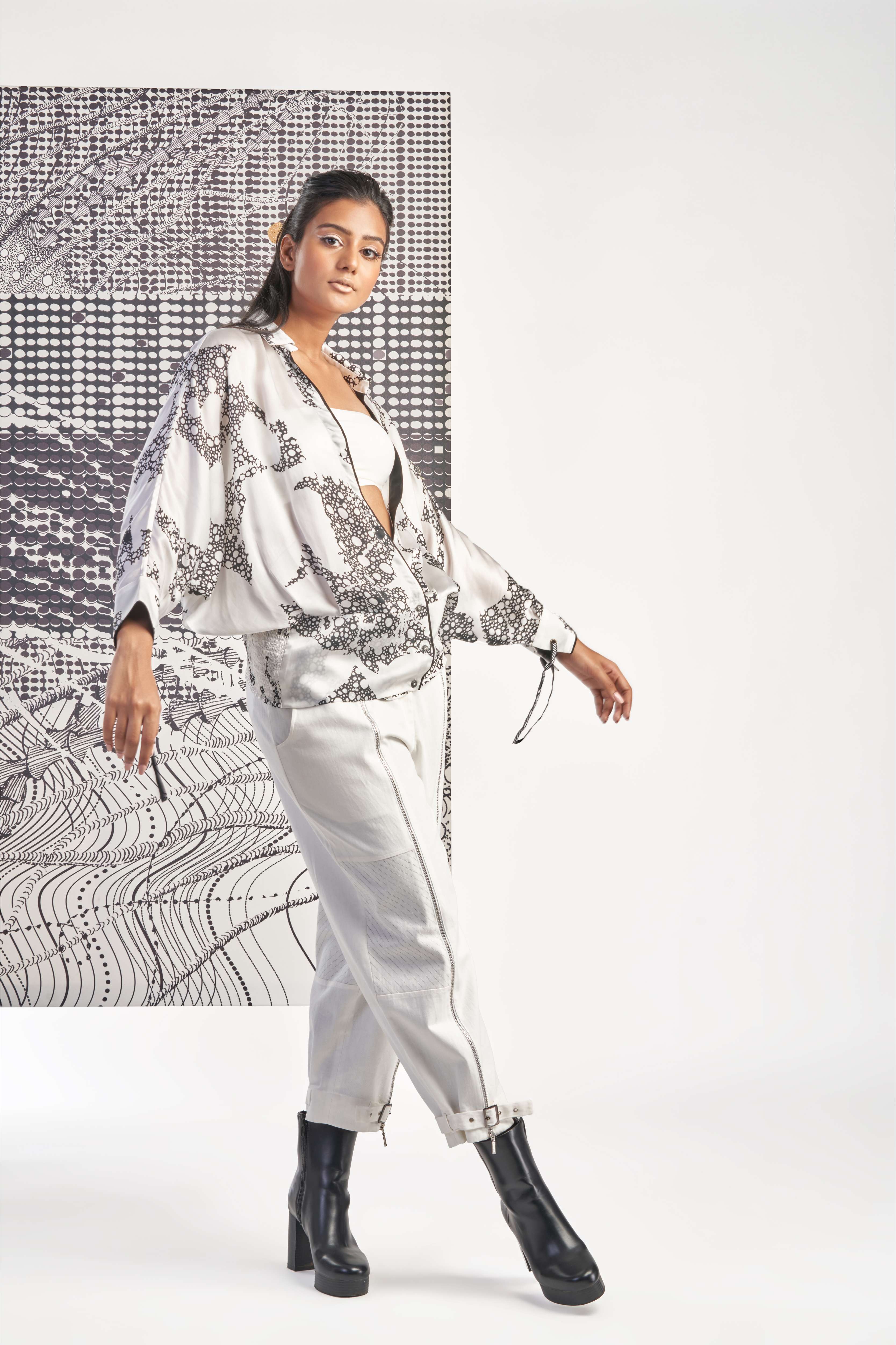 White- Overlap Shirt