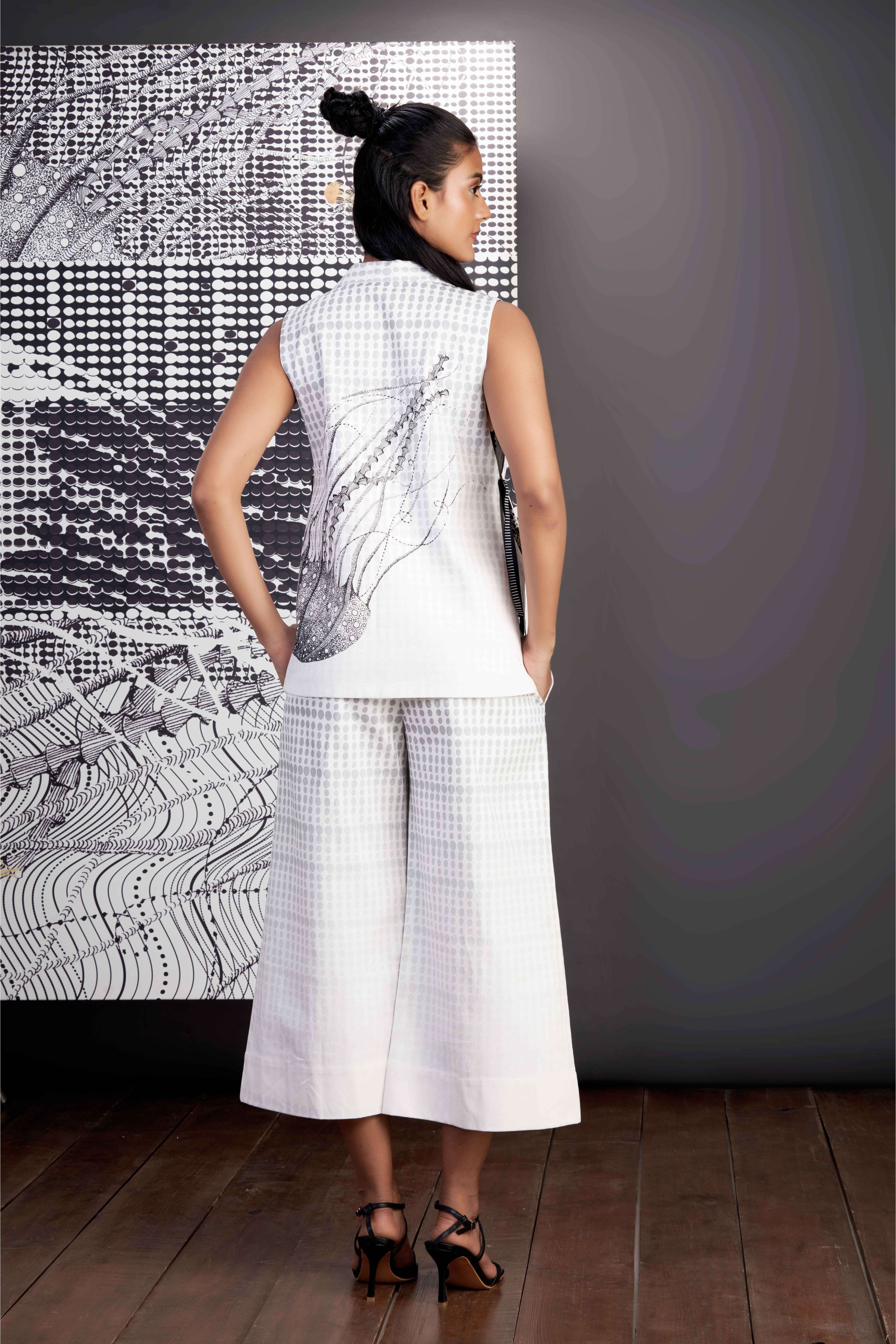 White- Culotte Pants